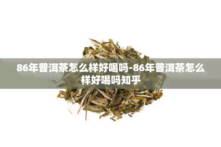 86年普洱茶怎么样好喝吗-86年普洱茶怎么样好喝吗知乎