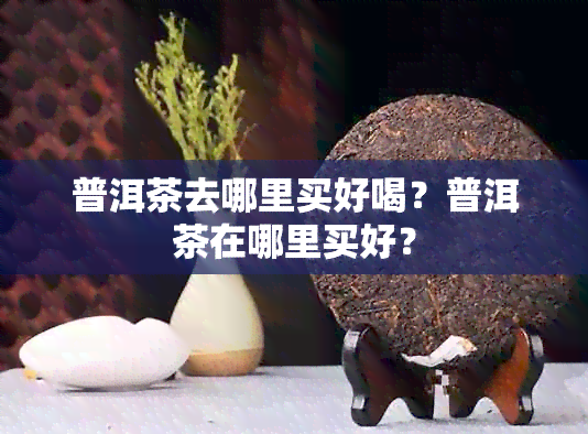 普洱茶去哪里买好喝？普洱茶在哪里买好？