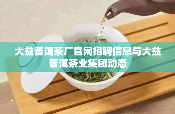 大益普洱茶厂官网招聘信息与大益普洱茶业集团动态