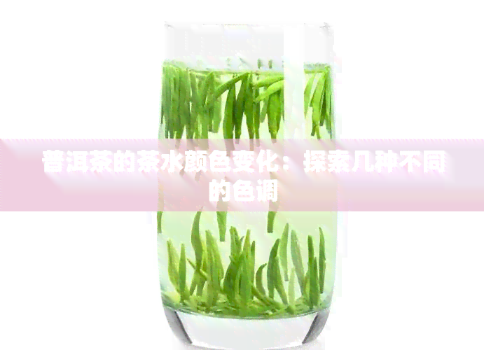 普洱茶的茶水颜色变化：探索几种不同的色调