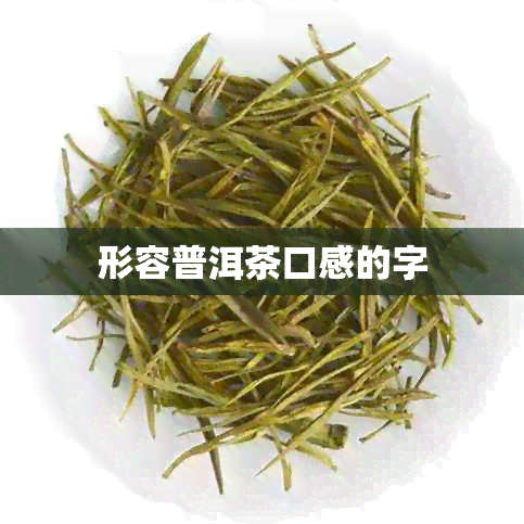 形容普洱茶口感的字