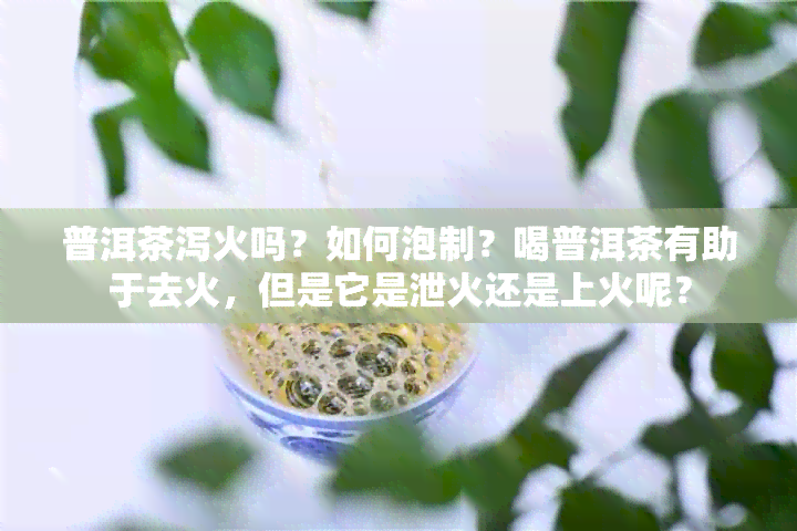 普洱茶泻火吗？如何泡制？喝普洱茶有助于去火，但是它是泄火还是上火呢？