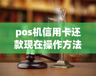 pos机信用卡还款现在操作方法