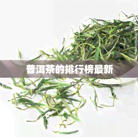 普洱茶的排行榜最新