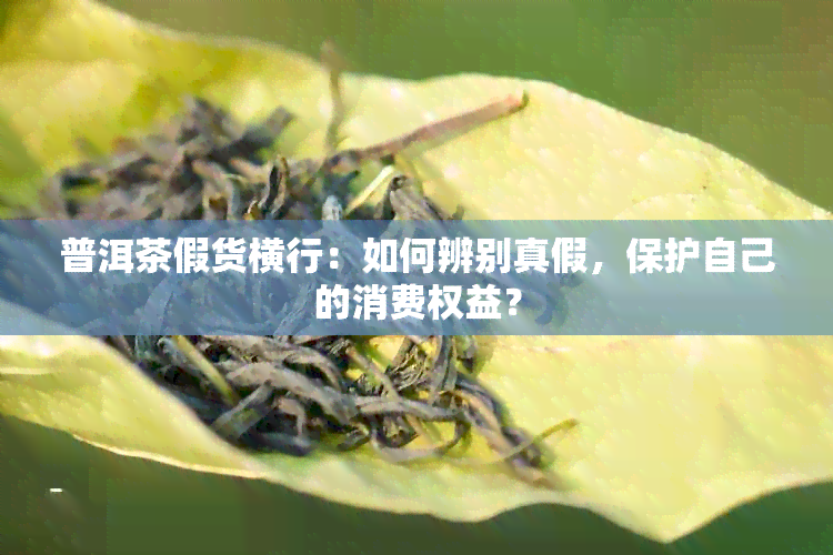 普洱茶假货横行：如何辨别真假，保护自己的消费权益？