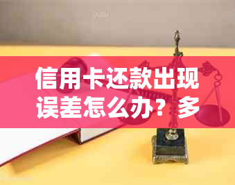 信用卡还款出现误差怎么办？多种解决方法让你轻松面对！