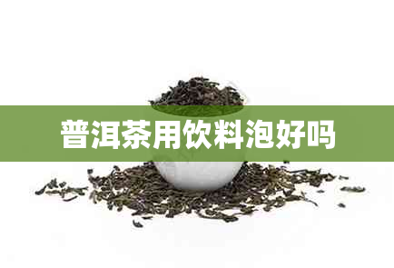 普洱茶用饮料泡好吗