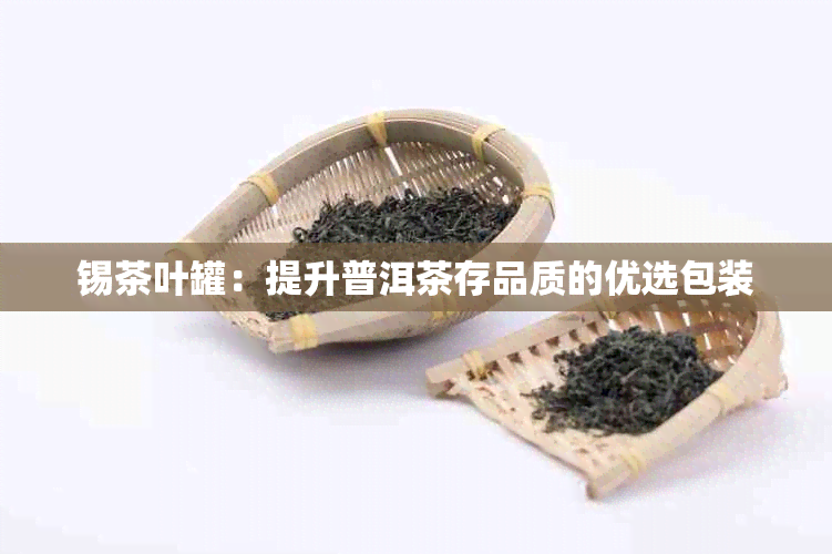 锡茶叶罐：提升普洱茶存品质的优选包装