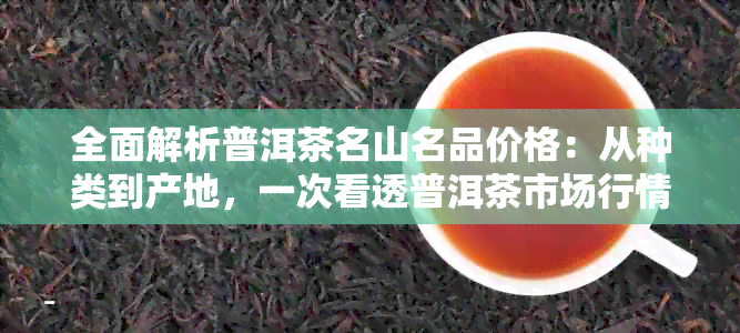 全面解析普洱茶名山名品价格：从种类到产地，一次看透普洱茶市场行情