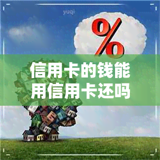 信用卡的钱能用信用卡还吗