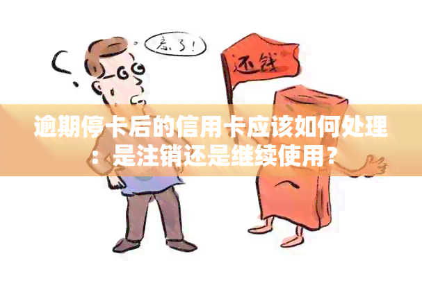 逾期停卡后的信用卡应该如何处理：是注销还是继续使用？