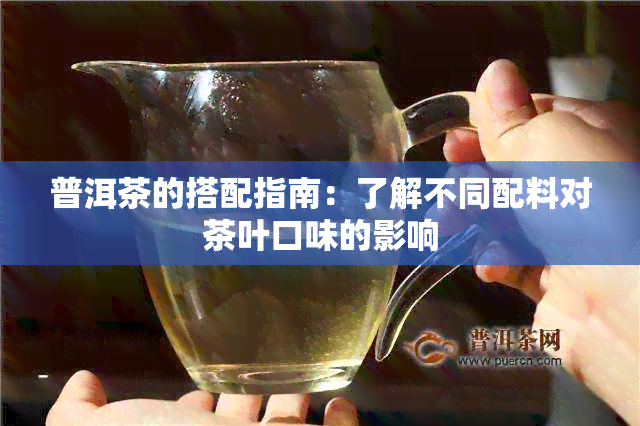 普洱茶的搭配指南：了解不同配料对茶叶口味的影响