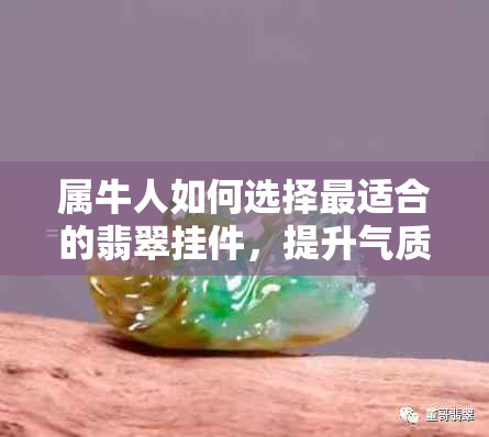 属牛人如何选择最适合的翡翠挂件，提升气质与运势？