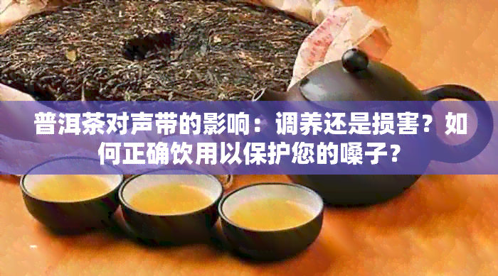 普洱茶对声带的影响：调养还是损害？如何正确饮用以保护您的嗓子？