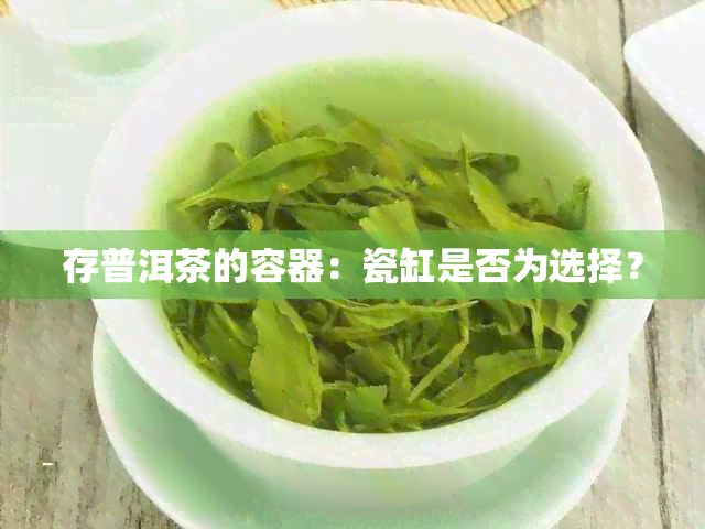 存普洱茶的容器：瓷缸是否为选择？