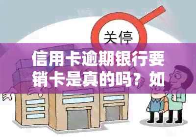 信用卡逾期银行要销卡是真的吗？如何处理？