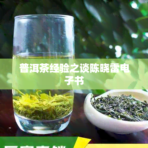 普洱茶经验之谈陈晓雷书