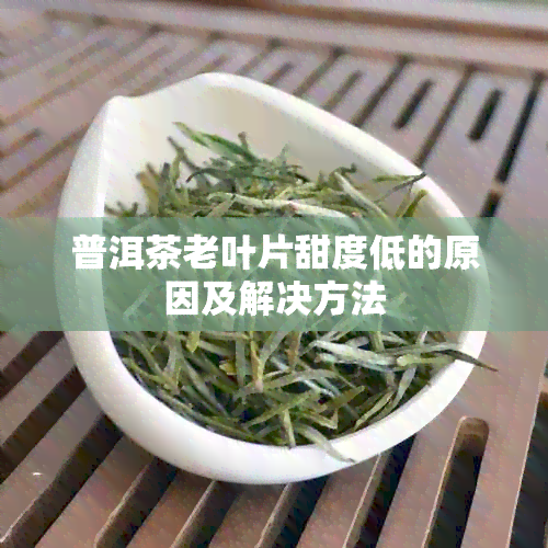 普洱茶老叶片甜度低的原因及解决方法