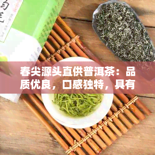 春尖源头直供普洱茶：品质优良，口感独特，具有独特的陈化潜力和健益处。