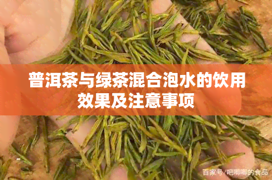 普洱茶与绿茶混合泡水的饮用效果及注意事项