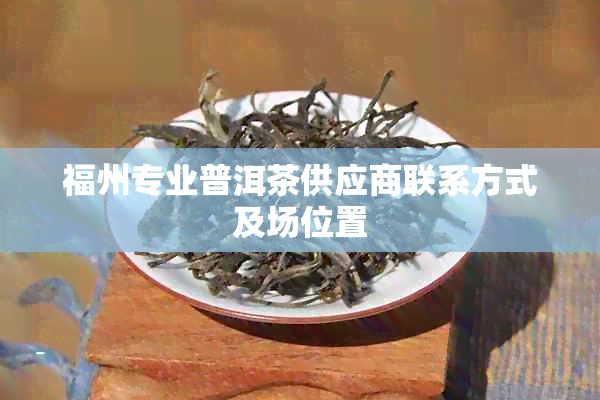 福州专业普洱茶供应商联系方式及场位置