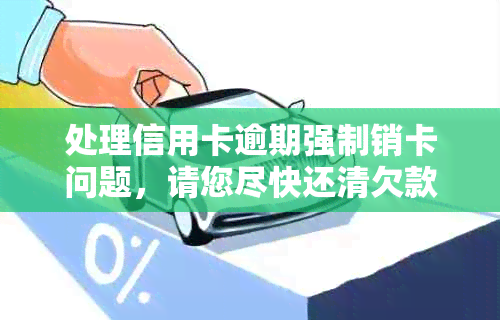 处理信用卡逾期强制销卡问题，请您尽快还清欠款，避免产生不良信用记录。