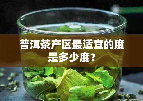 普洱茶产区最适宜的度是多少度？