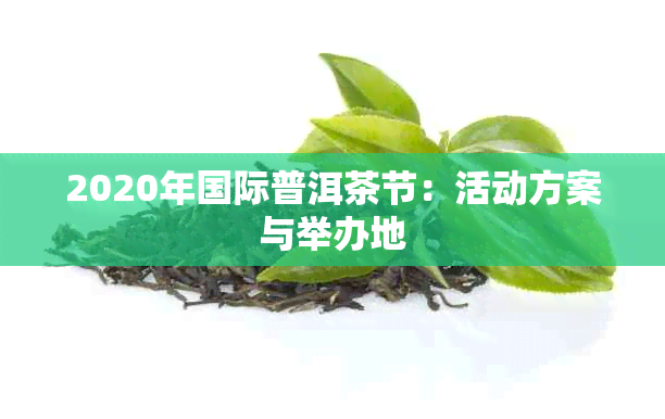 2020年国际普洱茶节：活动方案与举办地