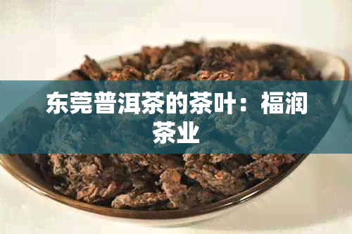 东莞普洱茶的茶叶：福润茶业