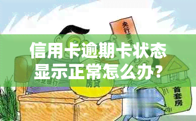 信用卡逾期卡状态显示正常怎么办？