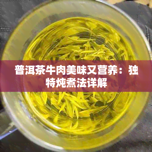 普洱茶牛肉美味又营养：独特炖煮法详解