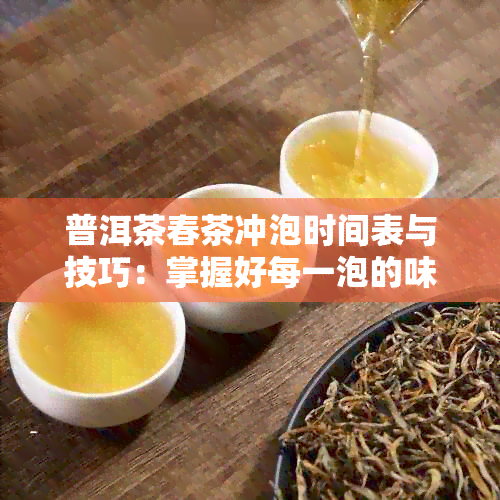 普洱茶春茶冲泡时间表与技巧：掌握好每一泡的味道