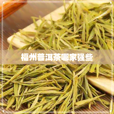 福州普洱茶哪家强些