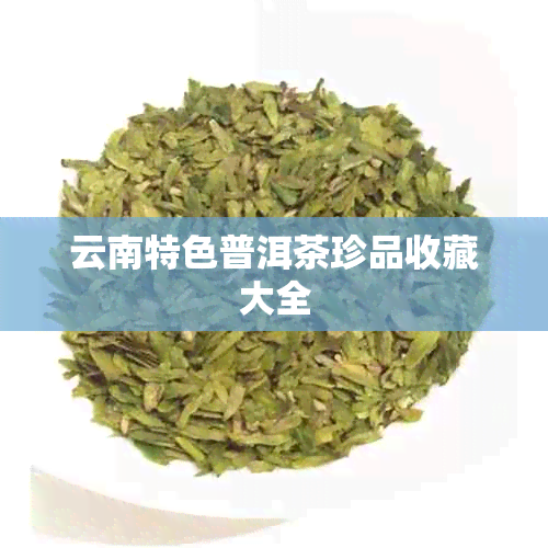 云南特色普洱茶珍品收藏大全