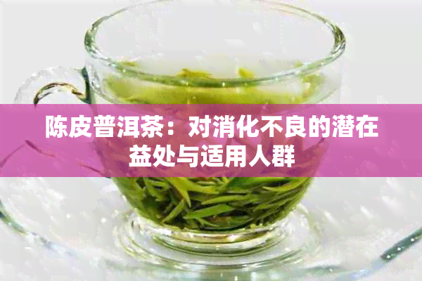 陈皮普洱茶：对消化不良的潜在益处与适用人群