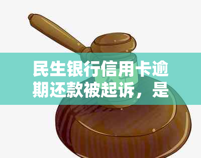 民生银行信用卡逾期还款被起诉，是否会被强制执行及具体流程是什么？