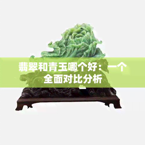 翡翠和青玉哪个好：一个全面对比分析