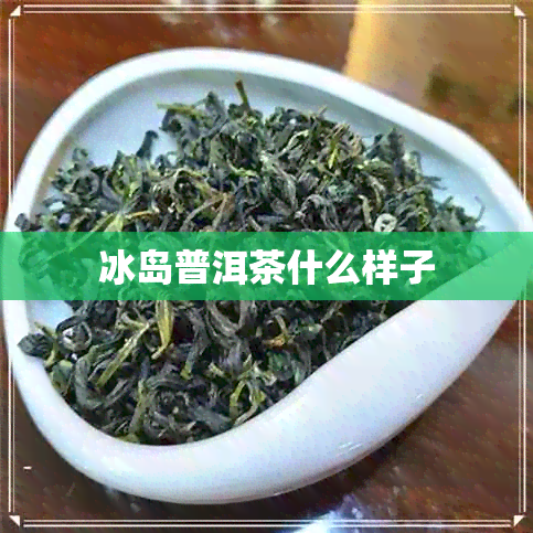 冰岛普洱茶什么样子