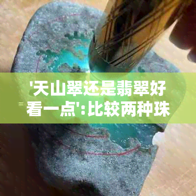 '天山翠还是翡翠好看一点':比较两种珠宝的美观程度