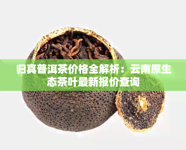 归真普洱茶价格全解析：云南原生态茶叶最新报价查询