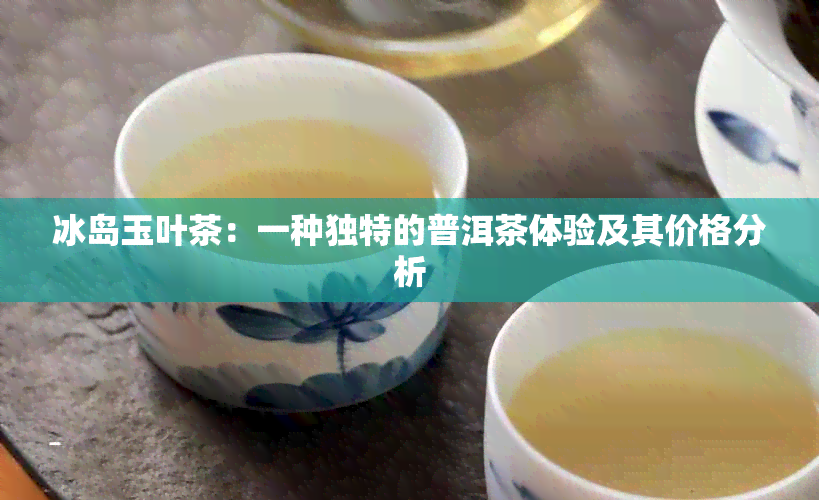 冰岛玉叶茶：一种独特的普洱茶体验及其价格分析