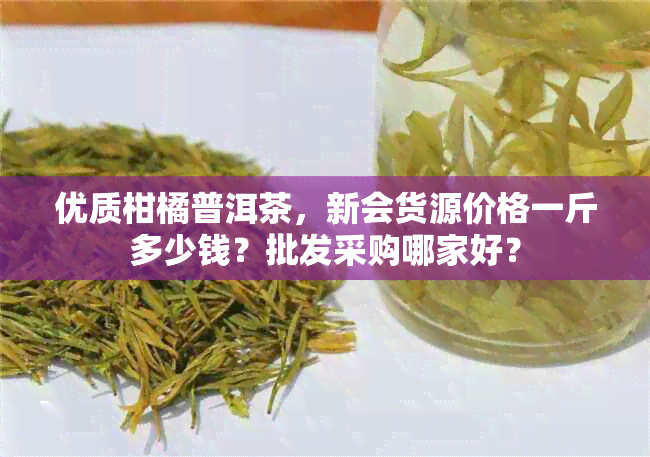 优质柑橘普洱茶，新会货源价格一斤多少钱？批发采购哪家好？