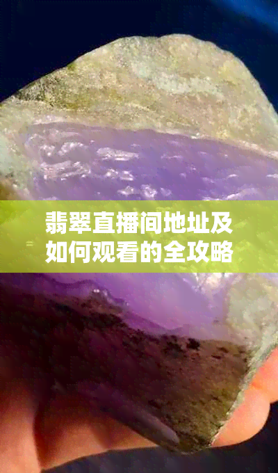 翡翠直播间地址及如何观看的全攻略：让你轻松追剧爱妃翡翠