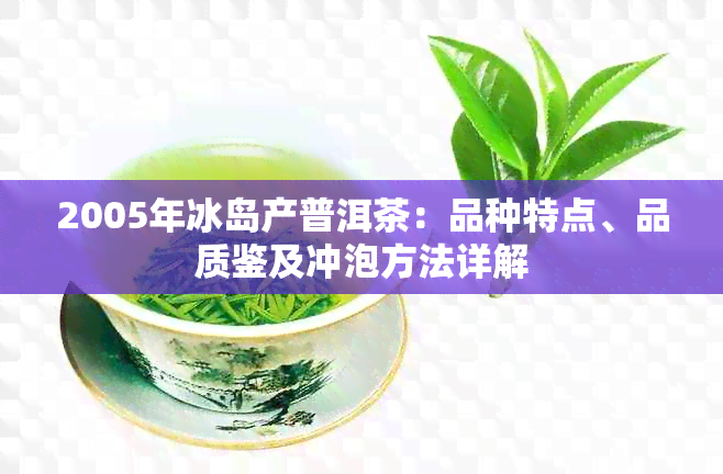 2005年冰岛产普洱茶：品种特点、品质鉴及冲泡方法详解