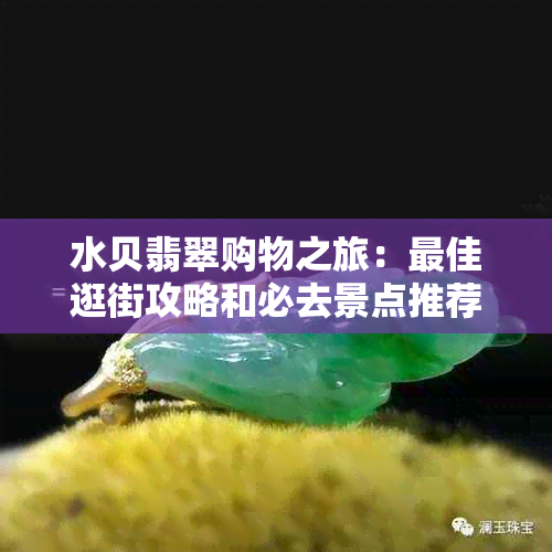 水贝翡翠购物之旅：更佳逛街攻略和必去景点推荐，让你畅游购物天堂！