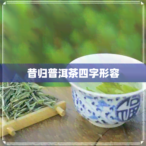 昔归普洱茶四字形容