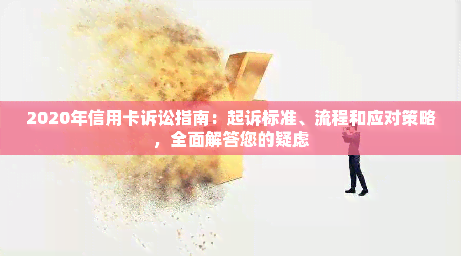 2020年信用卡诉讼指南：起诉标准、流程和应对策略，全面解答您的疑虑