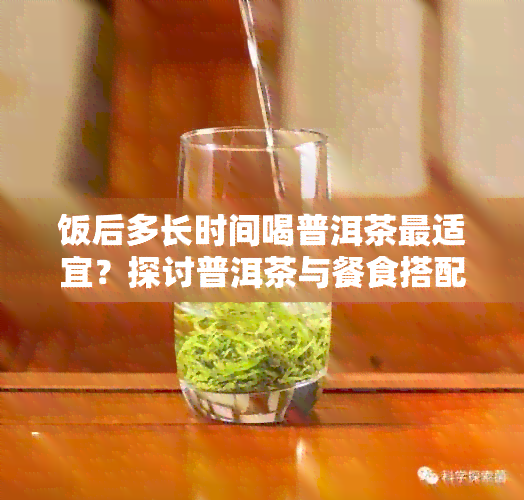 饭后多长时间喝普洱茶最适宜？探讨普洱茶与餐食搭配的时间