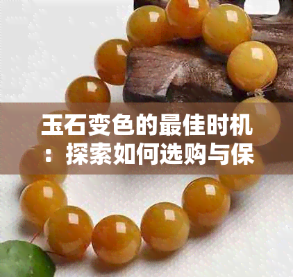 玉石变色的更佳时机：探索如何选购与保养，以确保更佳观赏效果