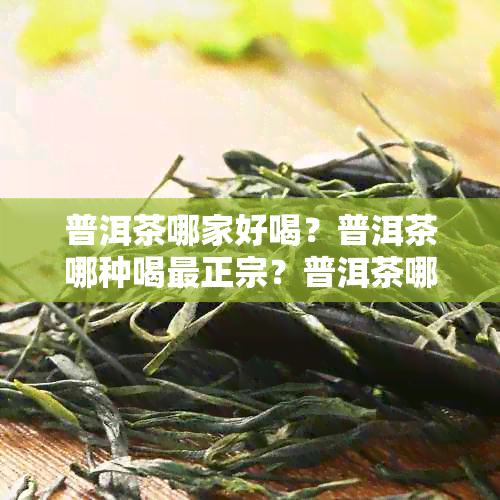 普洱茶哪家好喝？普洱茶哪种喝最正宗？普洱茶哪个牌子好？